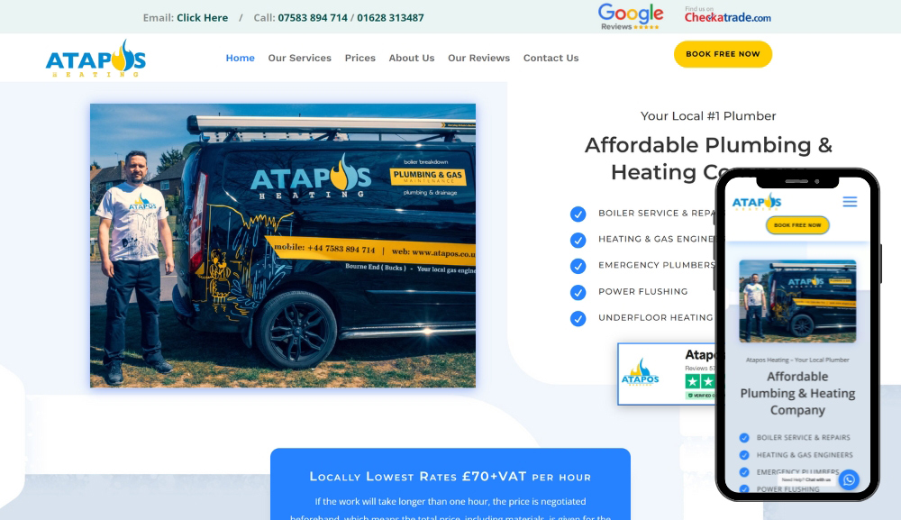 reklama firmy budowlanej w internecie w UK - agencja reklamowa w uk